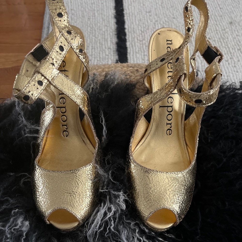 Nanette Lepore peep toe Mary Jane’s